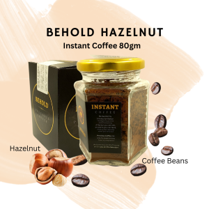 Behold Hazelnut Instant Coffee | 100% Premium Arabica, 80gm