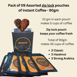 Pack of 09 Assorted zip lock pouches